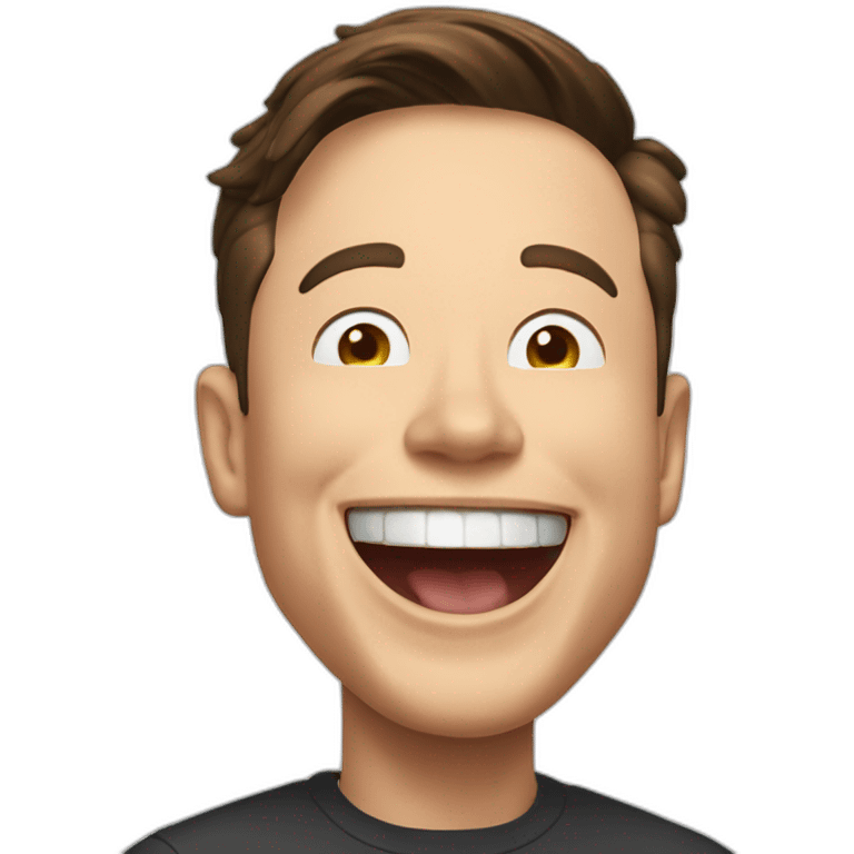 elon musk laughing emoji