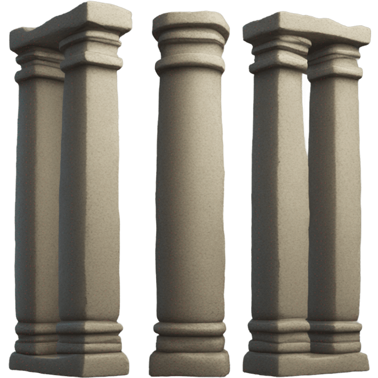 Stone Pillars ￼ emoji