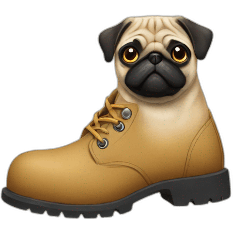 pug boot emoji