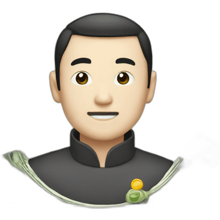 ChangpengZhao-eat-dollar emoji