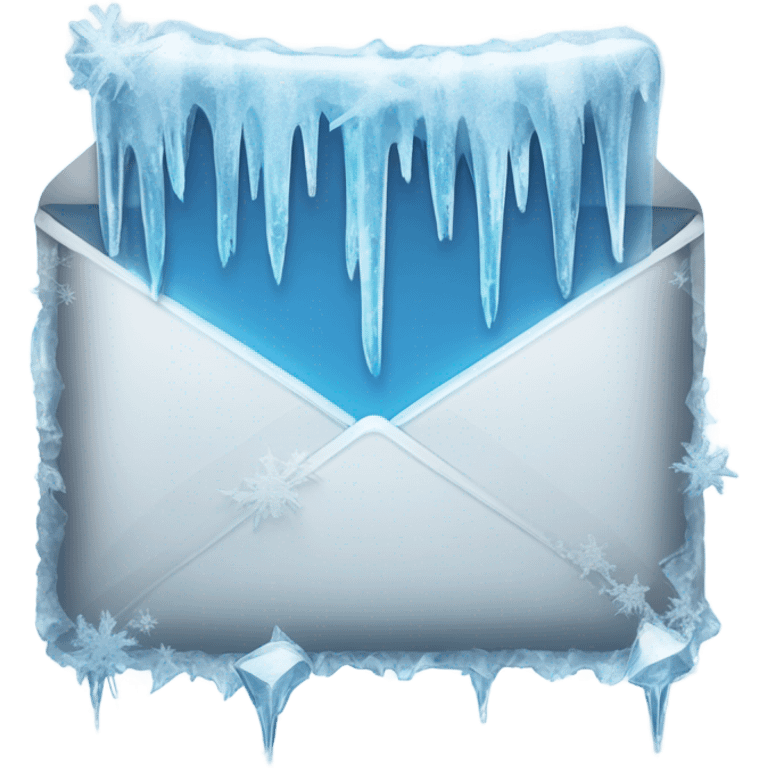 frozen email envelope emoji