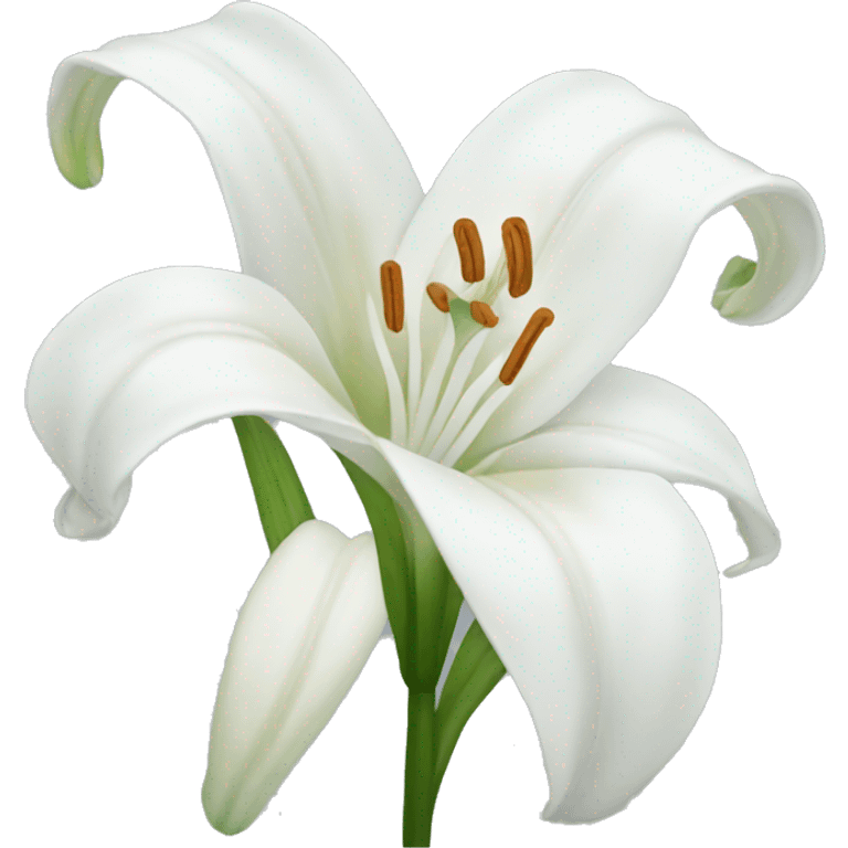 White Lily emoji