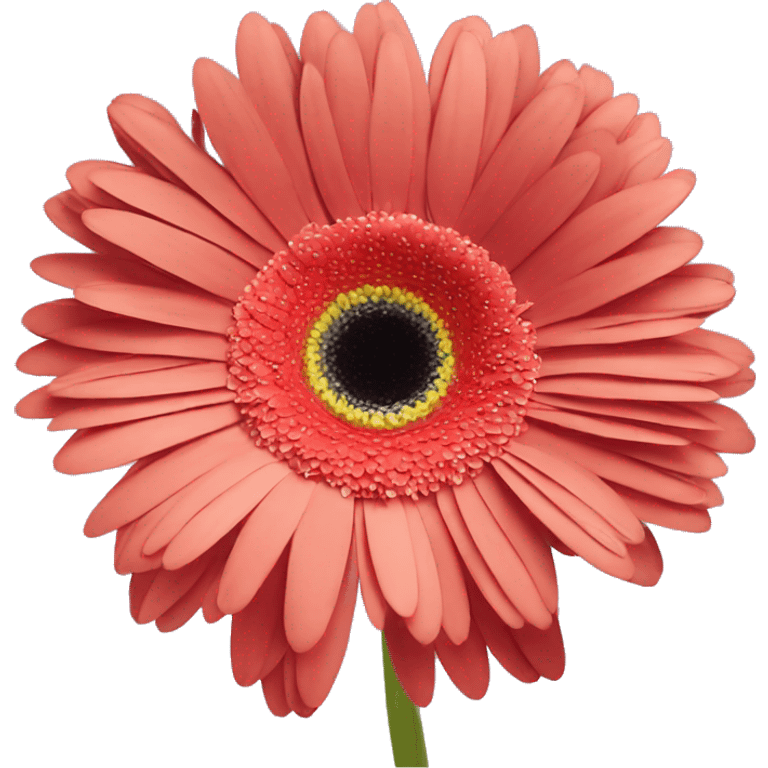 One gerbera daisy emoji