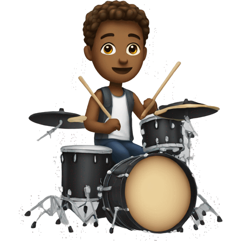 Playing drums  emoji