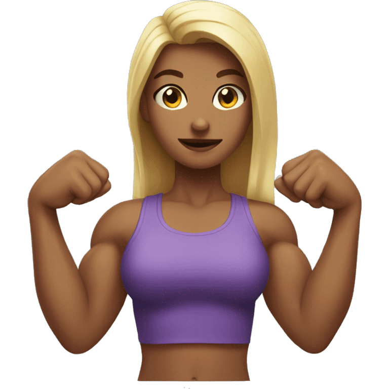 Female biceps emoji