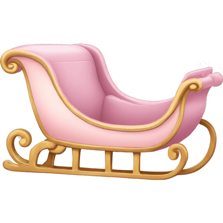 light pink sleigh emoji