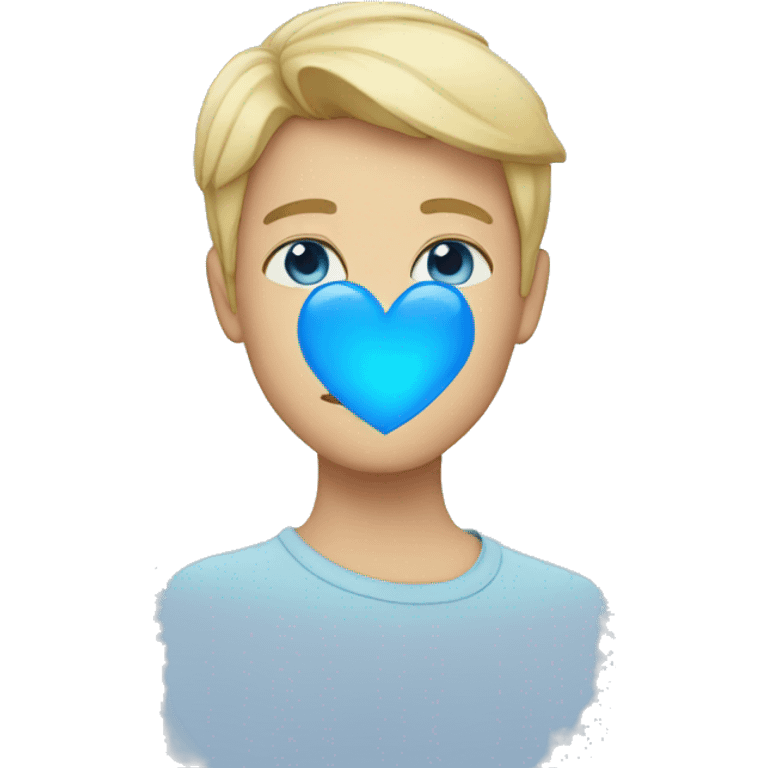 blue heart emoji | AI Emoji Generator