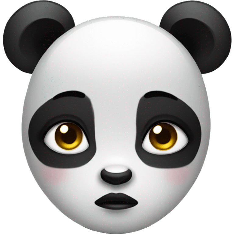 Sad panda girl emoji