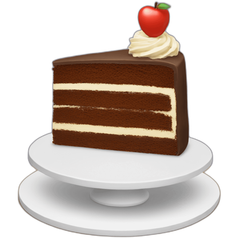 Cake for teacher emoji