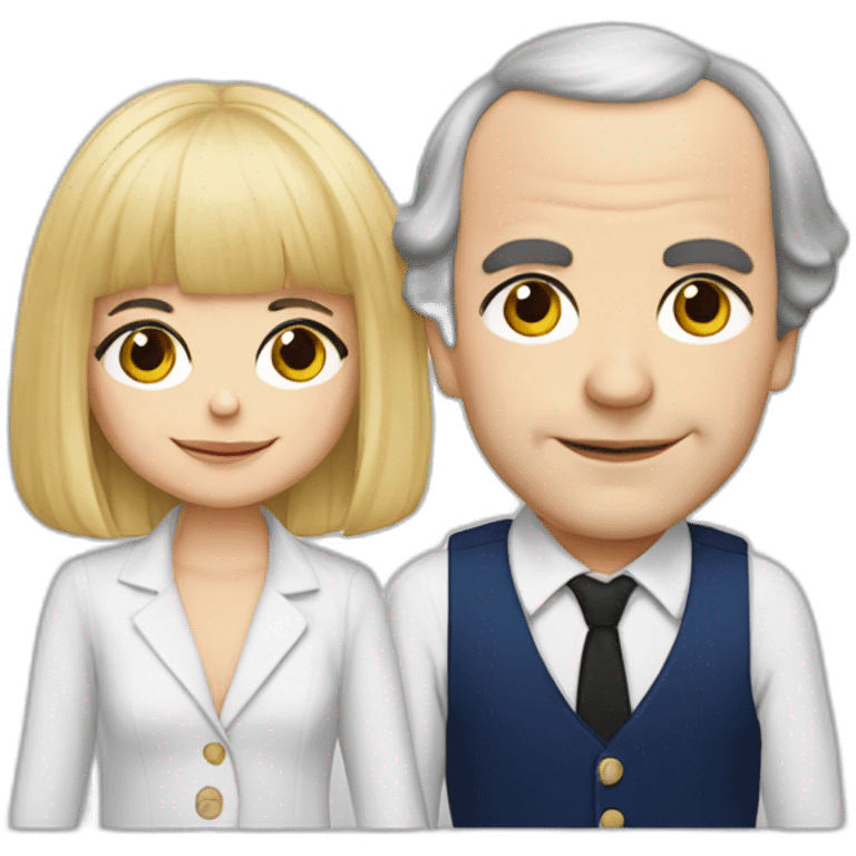 Michel berger et France gall emoji