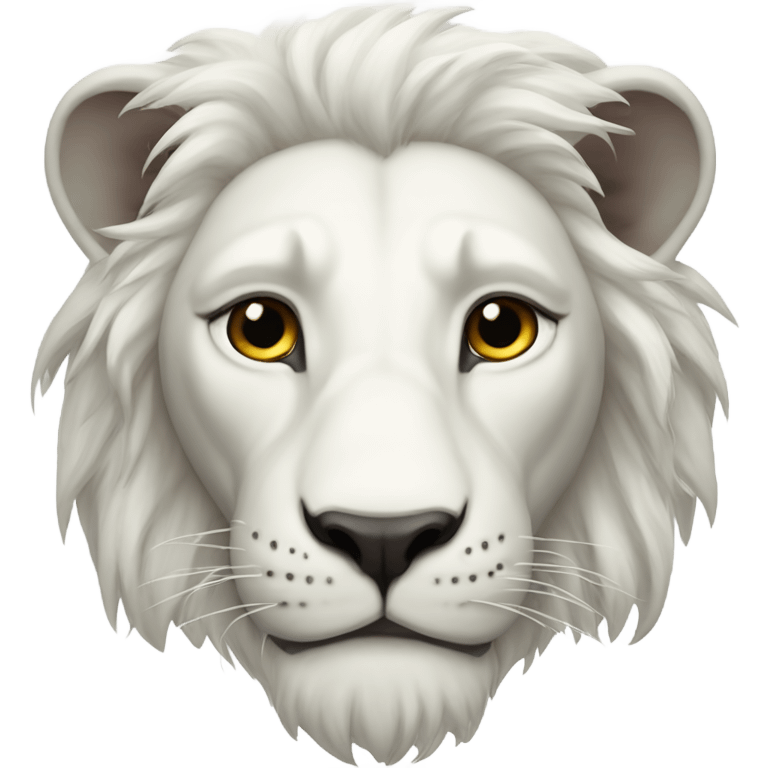 white lion kiros emoji