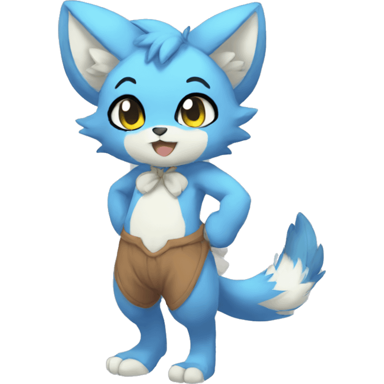 Anthro Sona Fakemon Full Body emoji