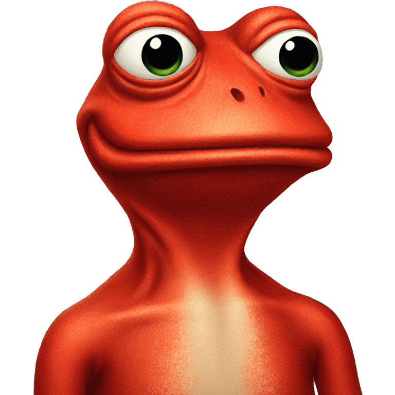 red pepe frog emoji