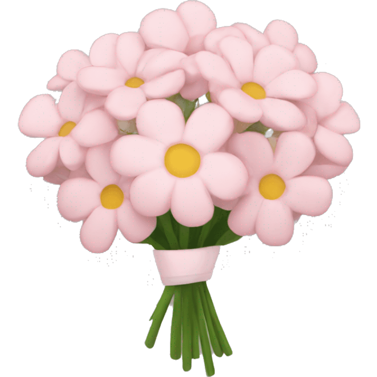 light pink flower bouquet  emoji