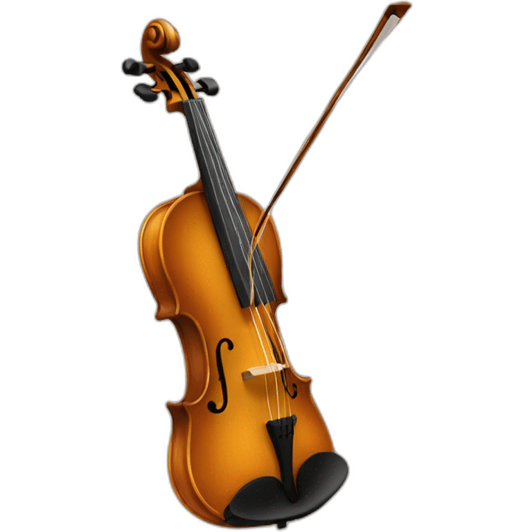 Erlandskian Arabic triangle shape violin Instrument Ethnic emoji