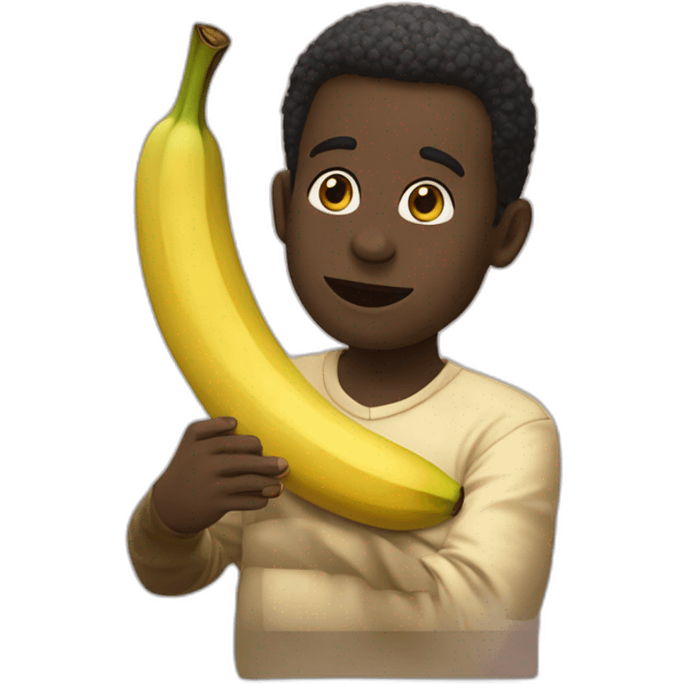 Vinicius qui mange des bananes emoji