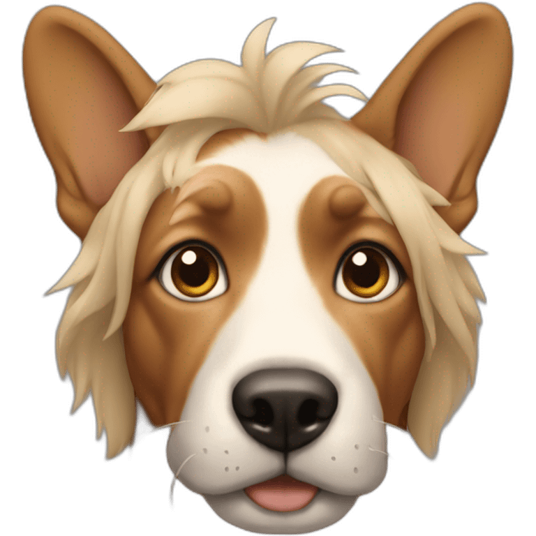 Human with dog's ears emoji