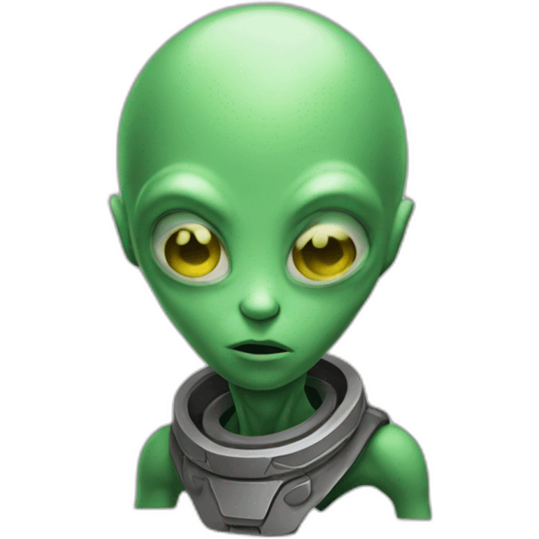 thinking-alien emoji