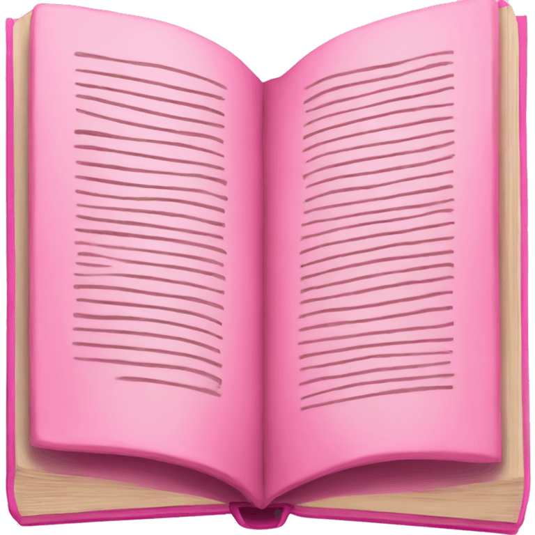 pink book emoji