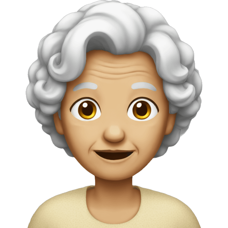 Old woman emoji