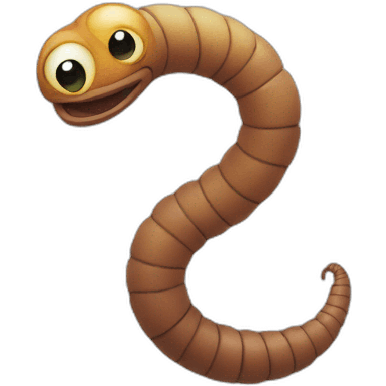 worm emoji