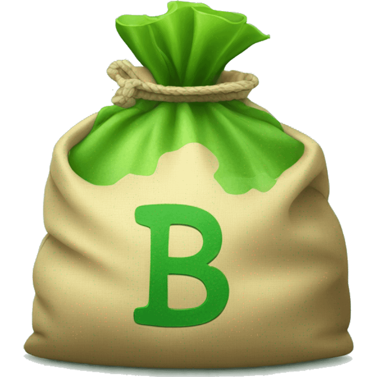 bag of money with Irish flag emoji