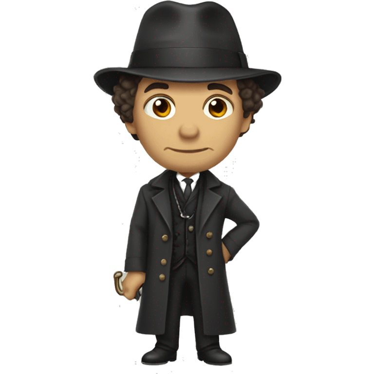 a sherlock with a dragón costume emoji