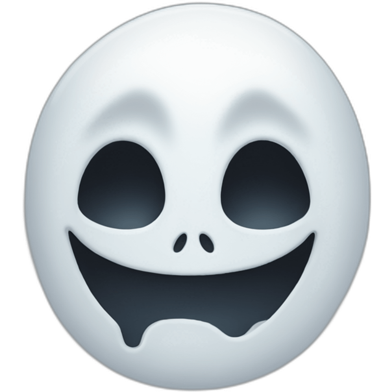 Ghost face emoji