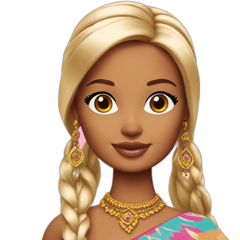 Barbie-indienne emoji