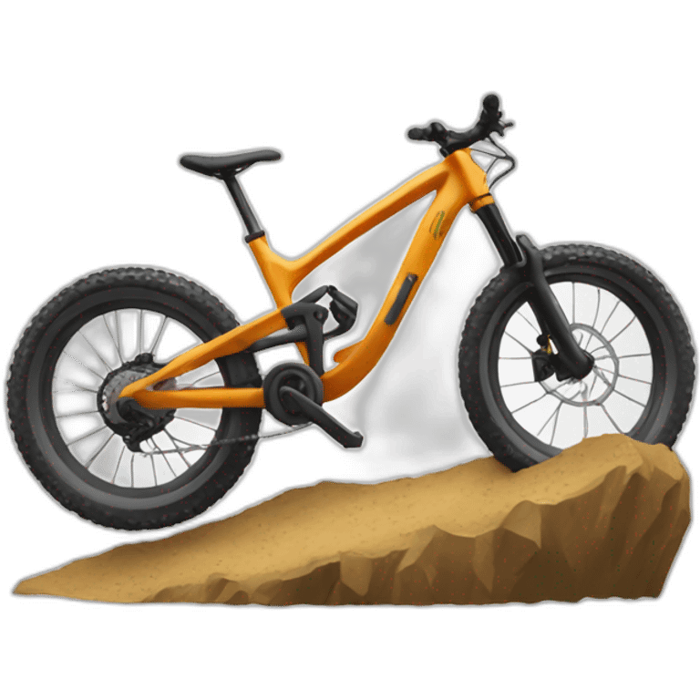 Dirt jump mountain bike emoji