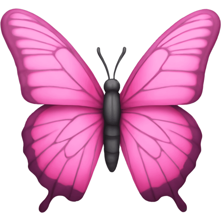 pink butterfly  emoji