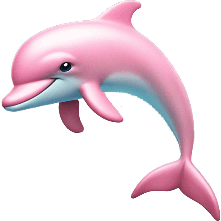 Pastel-pink-colors-dolphin emoji