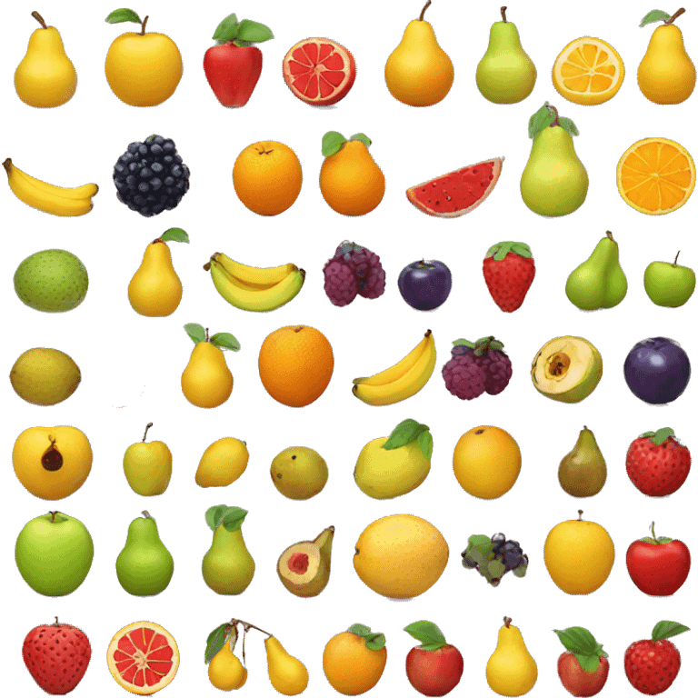 Fruits emoji