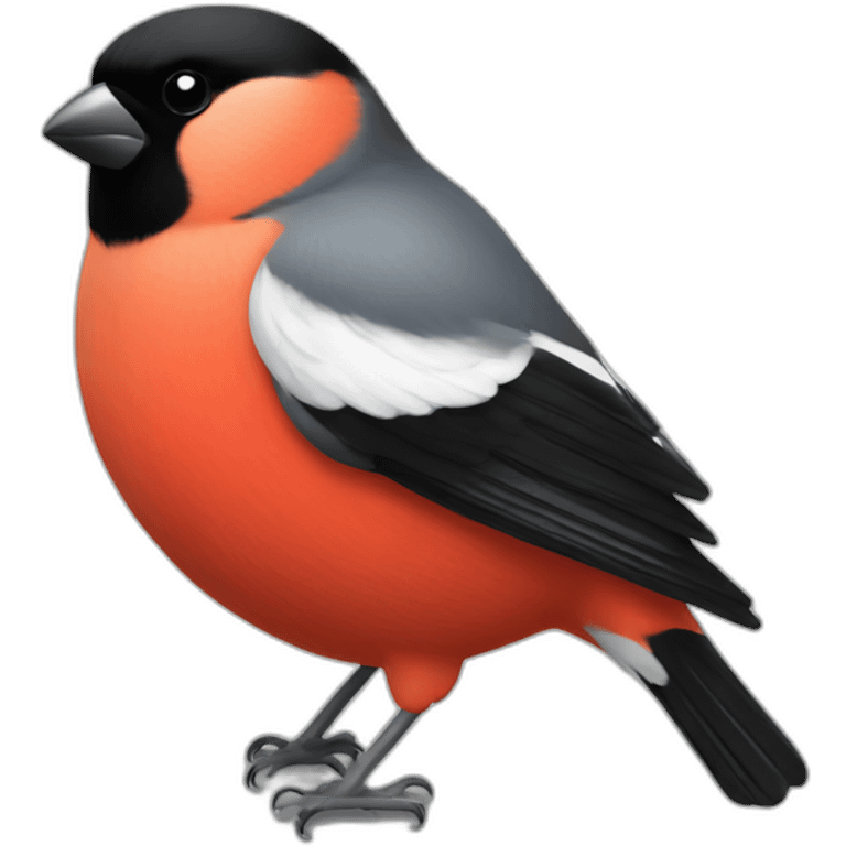 Bullfinch with a raised thumb. emoji