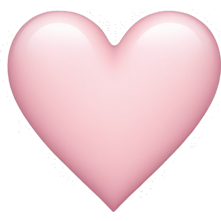 Light pink heart emoji