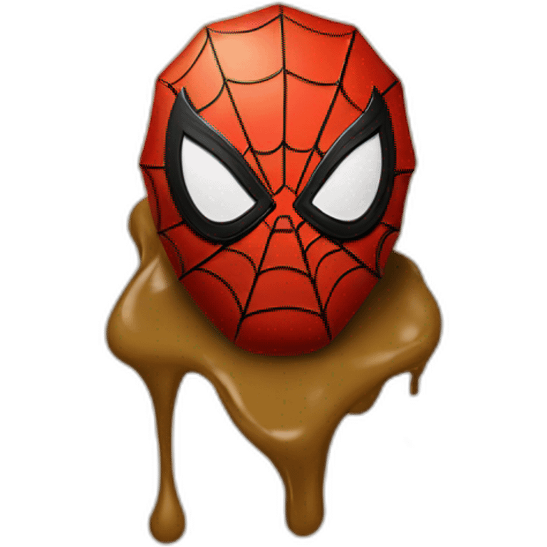 spider man poop emoji