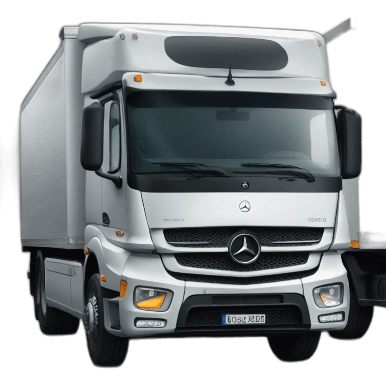 Mercedes-truck emoji