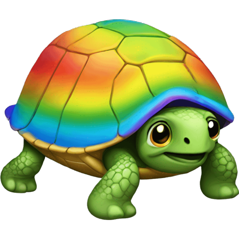 Rainbow Turtle  emoji