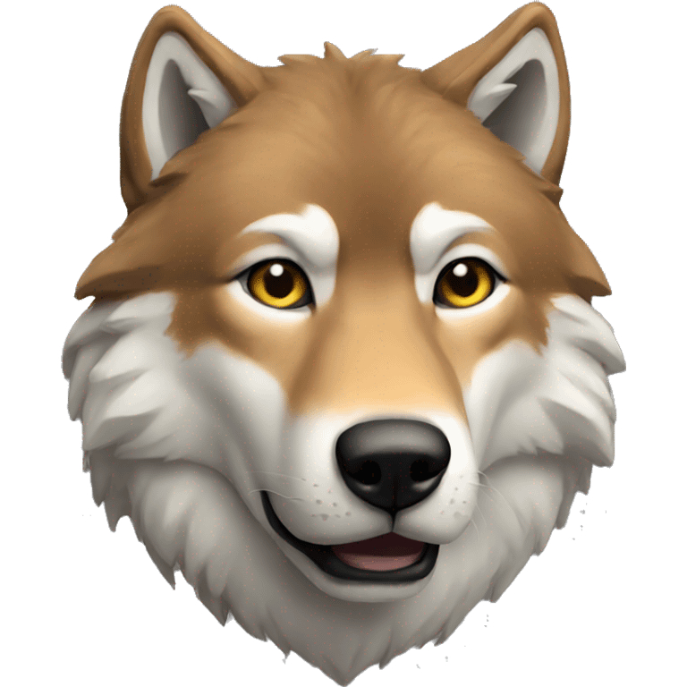 Manned wolf emoji