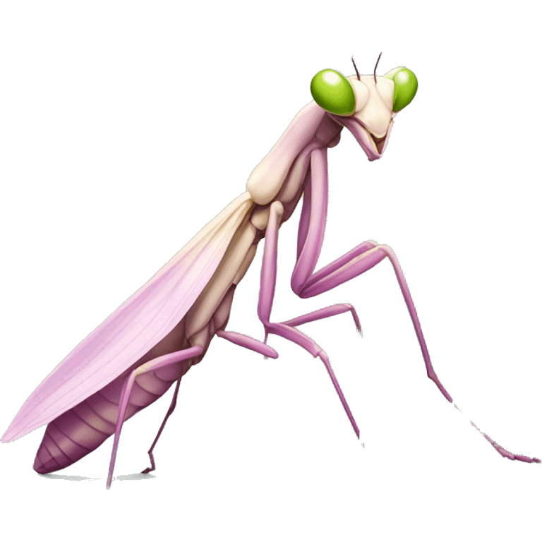 orchid praying mantis emoji