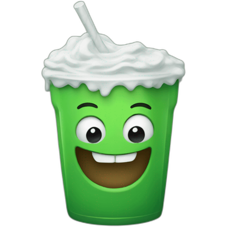 Green grimace shake emoji