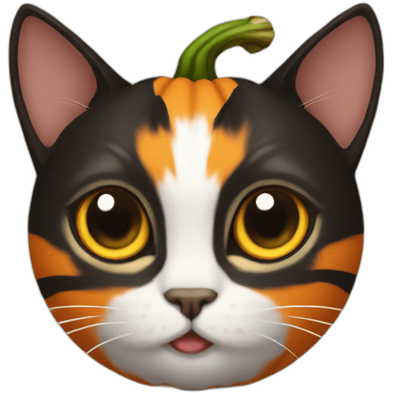 pumpkin cat emoji