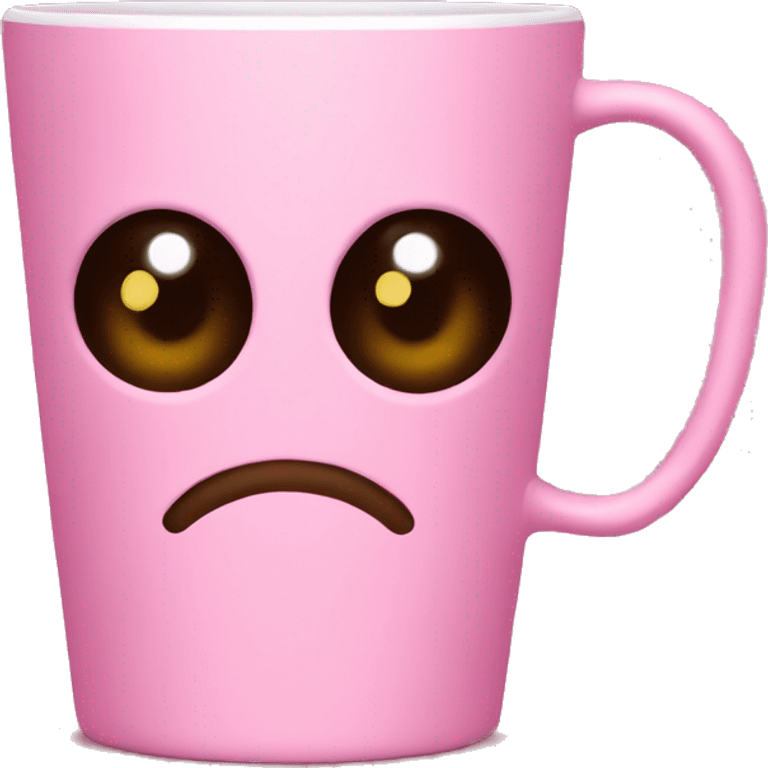 Pink cup emoji