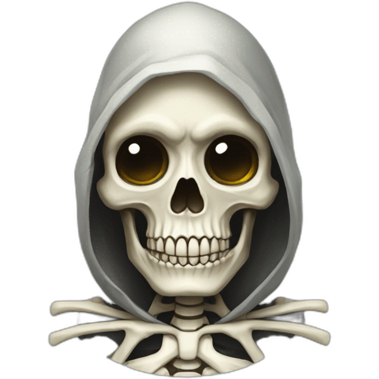 Skeleton wear hodi emoji