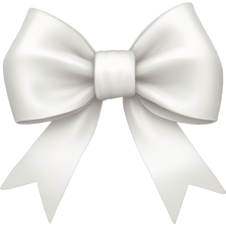 White ribbon bow emoji