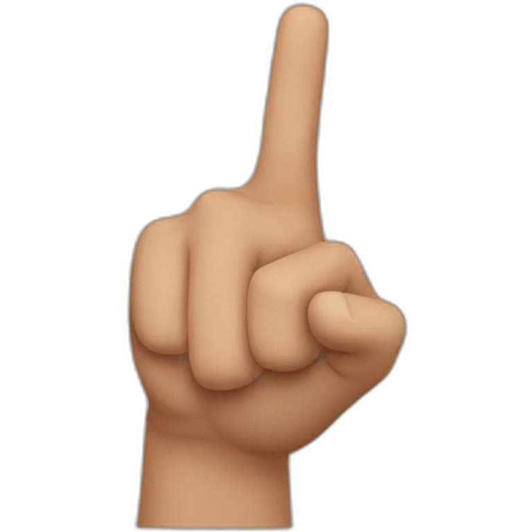 Man pointing his hand towards right side emoji