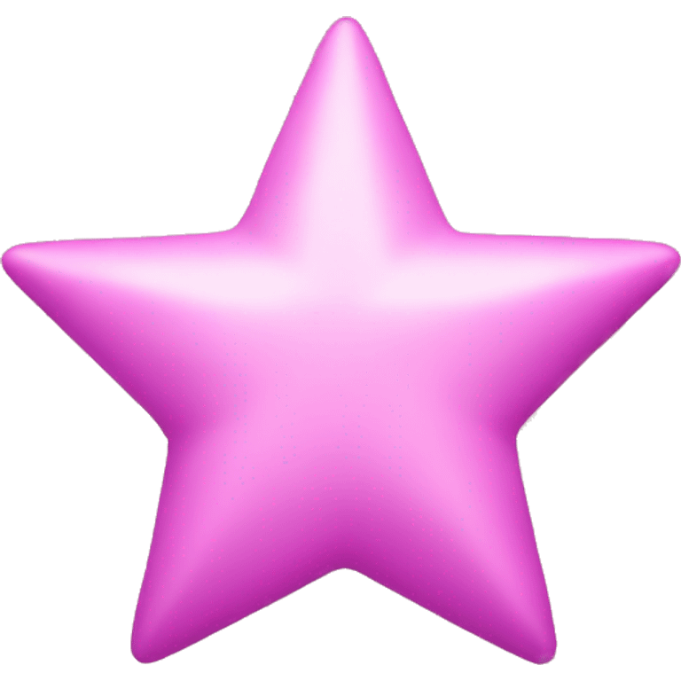 pink star without a face  emoji