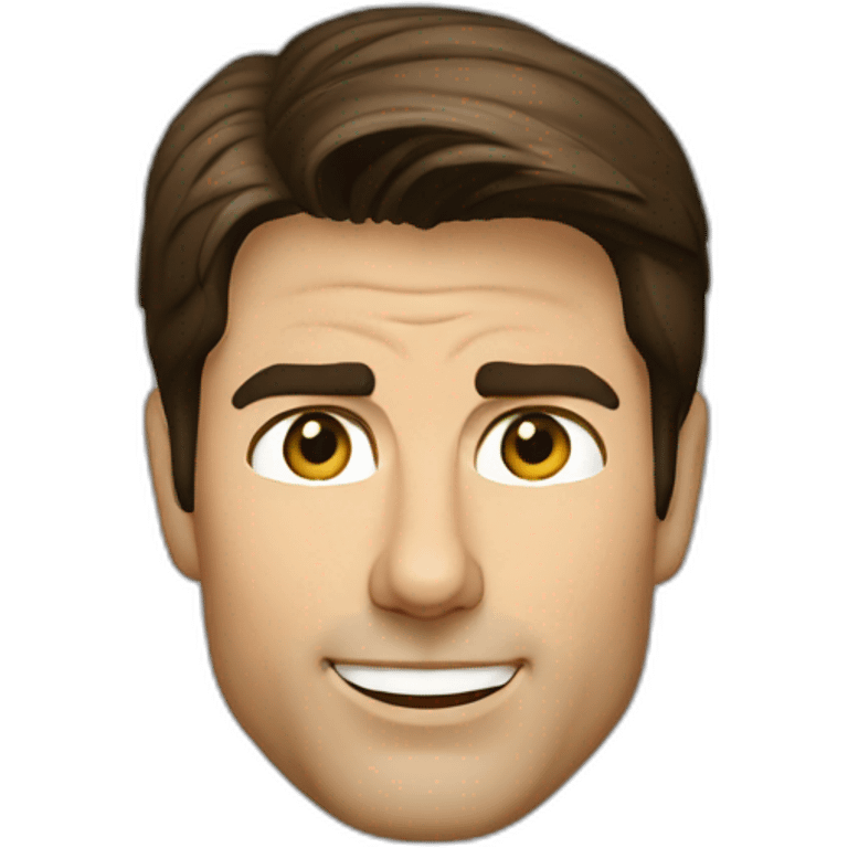 Tom Cruise ios style emoji