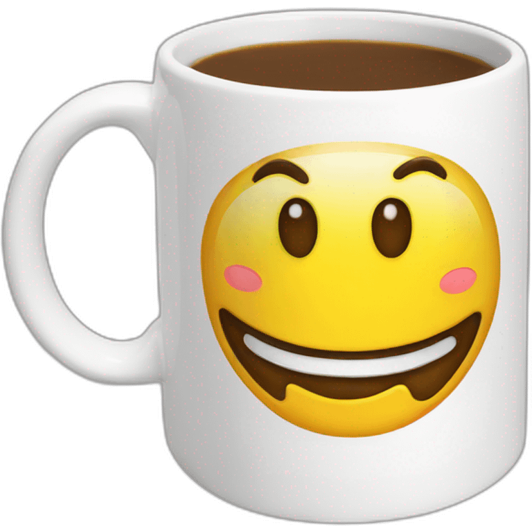 Mug sublimation emoji