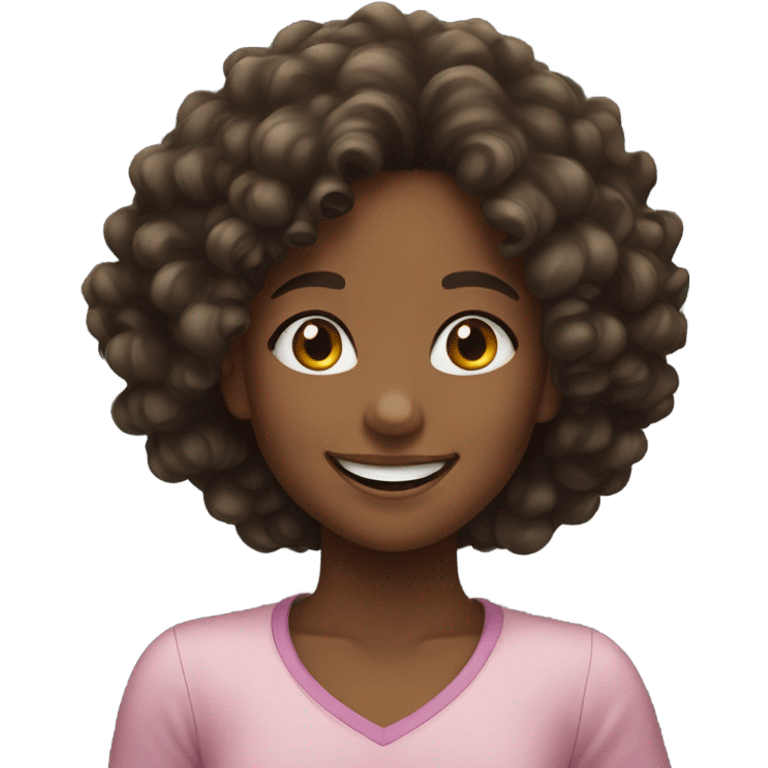 Black girl daughter  emoji